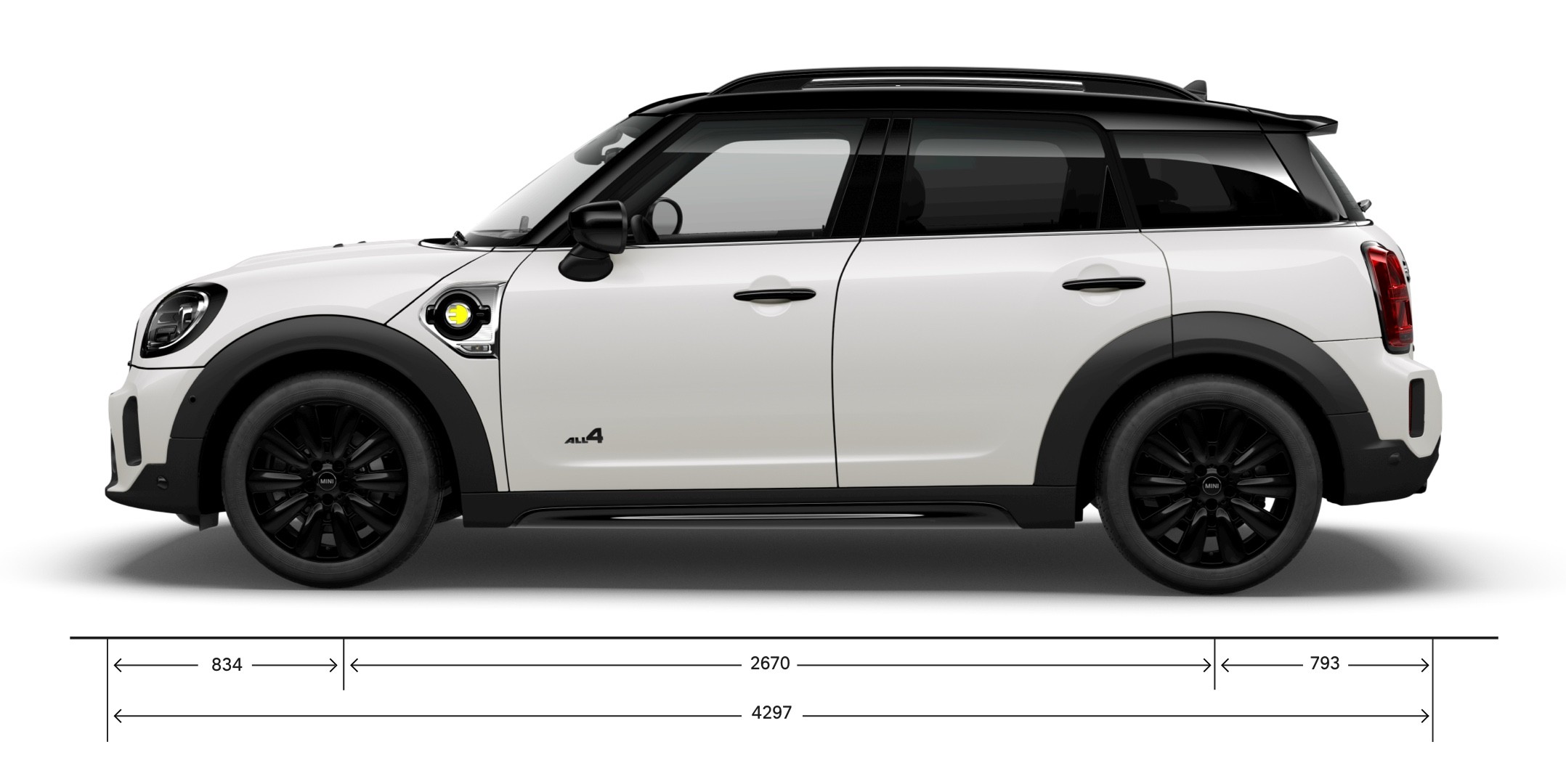 MINI Cooper SE Countryman All4 – מידות MINI Cooper SE Countryman All4 – מידות